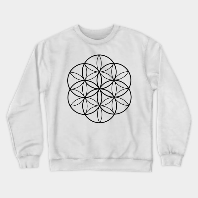 Flower Of Life Crewneck Sweatshirt by TomCage